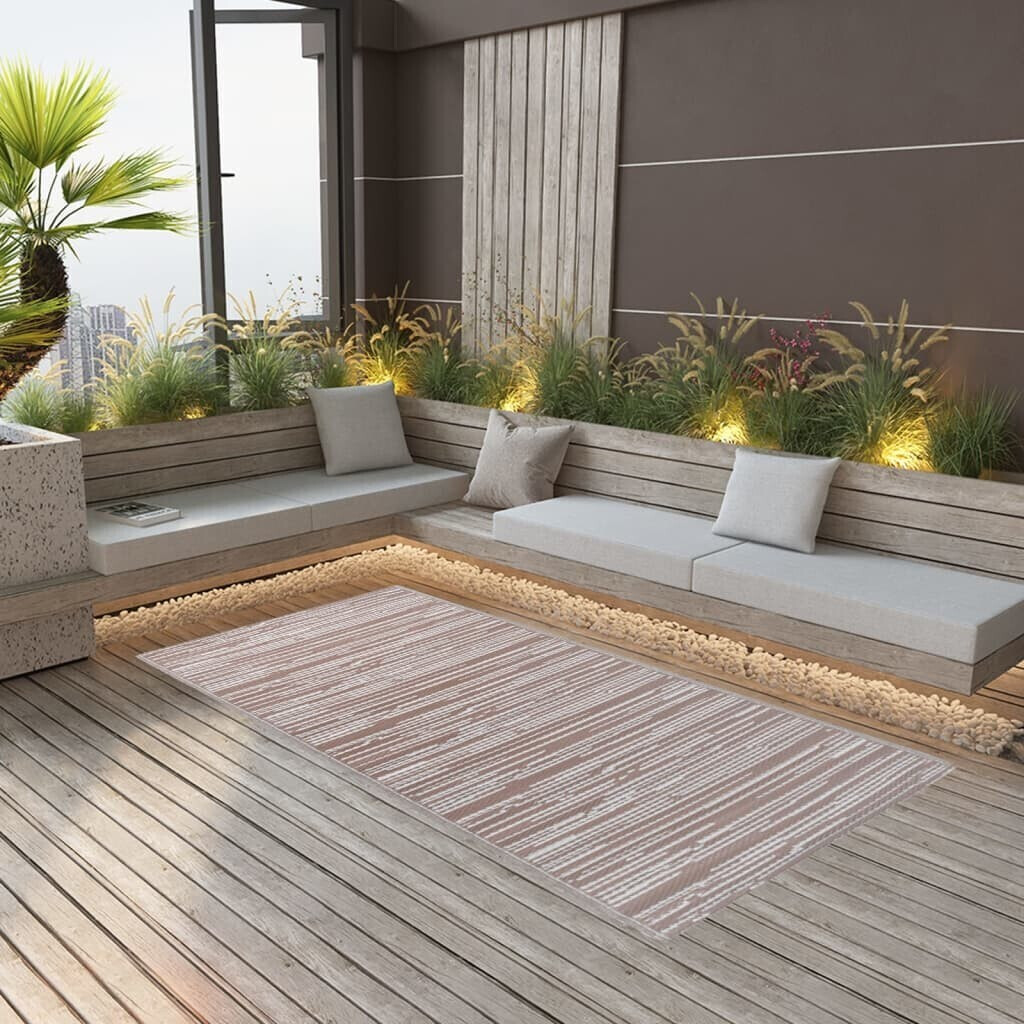 vidaXL Outdoor carpet brown 190x290 cm PP (310443)