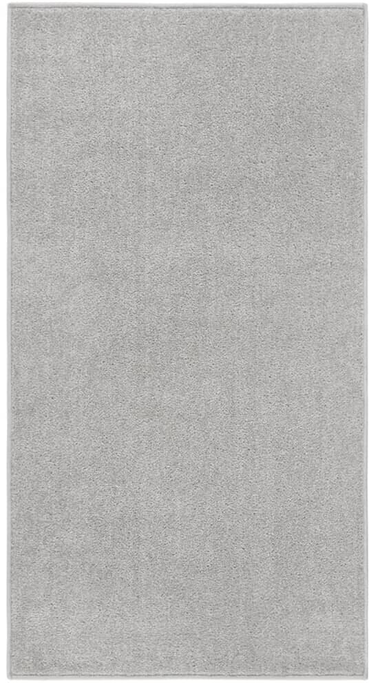 vidaXL Short pile carpet 80x150 cm light gray (340321)