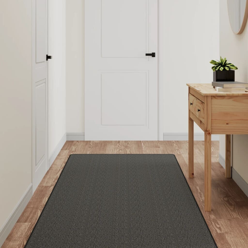 vidaXL Carpet runner sisal look anthracite 80x300 cm (355782)