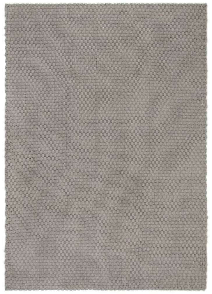 vidaXL Rectangular Carpet Gray 200x300 cm Cotton (345124)