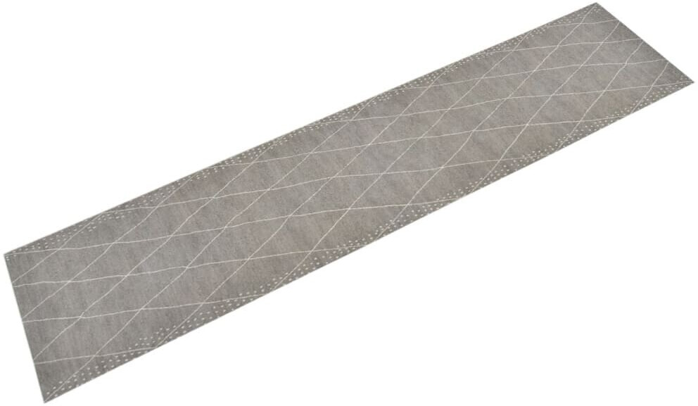 vidaXL Kitchen rug washable diamond 60x300 cm velvet (136566)