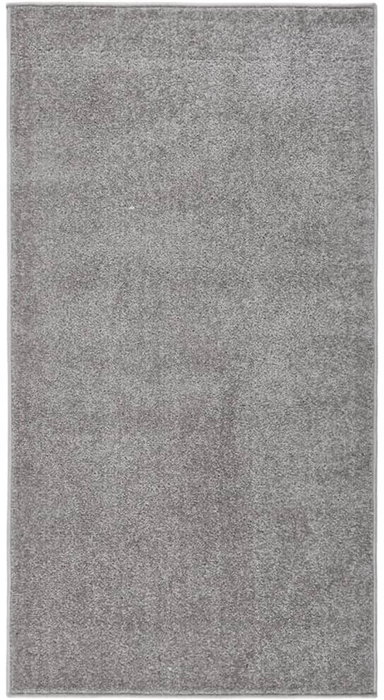 vidaXL Short pile carpet 80x150 cm gray (340313)