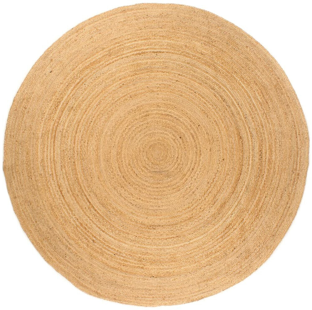 vidaXL Rug Jute Braided 240 cm Round (343586)