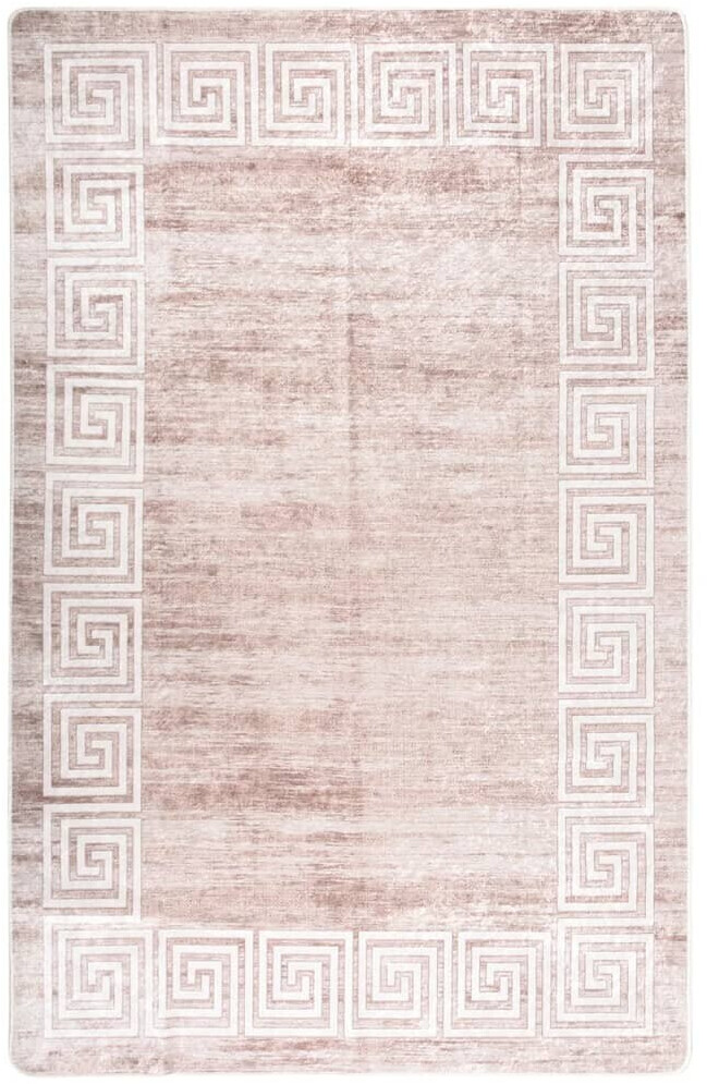vidaXL Washable Rug 80x150 cm Beige Non-Slip (337940)