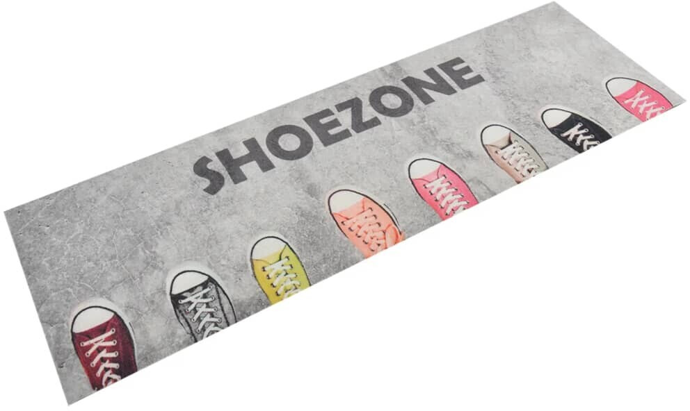 vidaXL Kitchen rug washable Shoezone 60x180 cm velvet (136562)