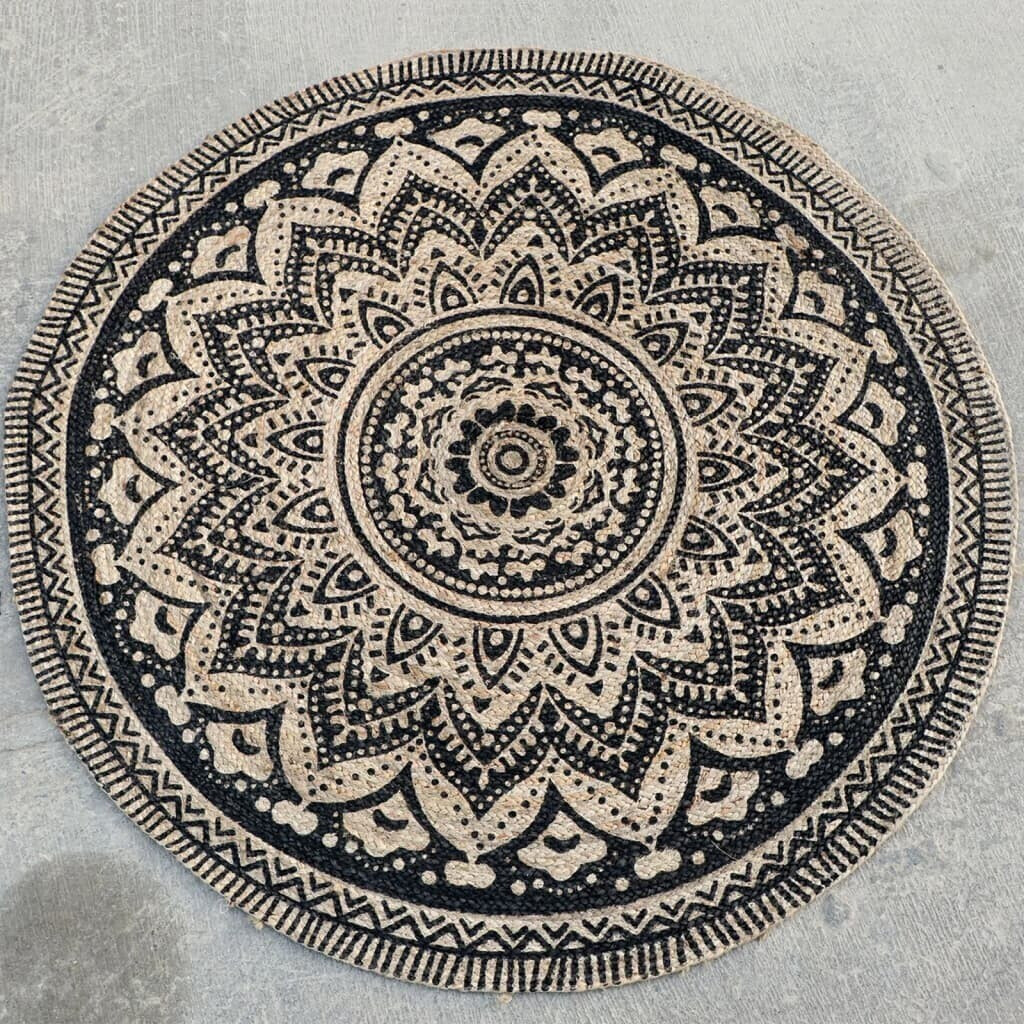 Dutch Lifestyle Carpet Jaipur Classic 150 cm round beige/black (65VLR2009630)