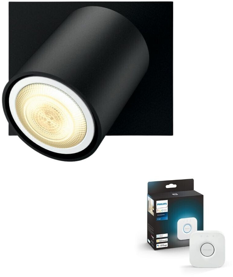 Philips Bluetooth White Ambiance Spot Runner in Schwarz 5W 350lm GU10 mit  Dimmschalter inkl. Bridge schwarz ab 134,98 € | Preisvergleich bei