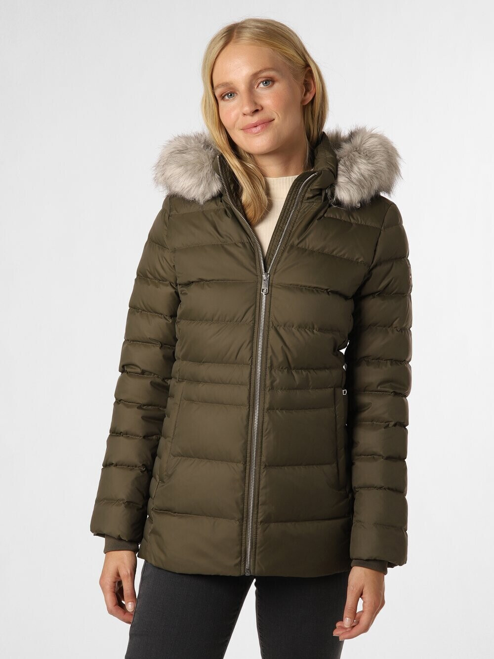 Army green down jacket new arrivals