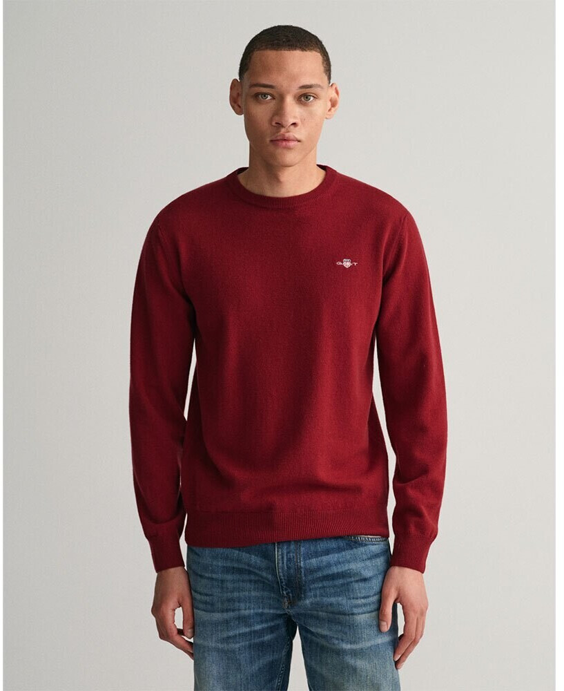 GANT Superfine Lambswool Crew Neck Sweater 87211 rot ab 82 99