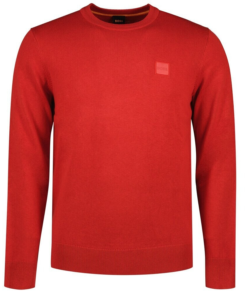Hugo boss red jumper cheap