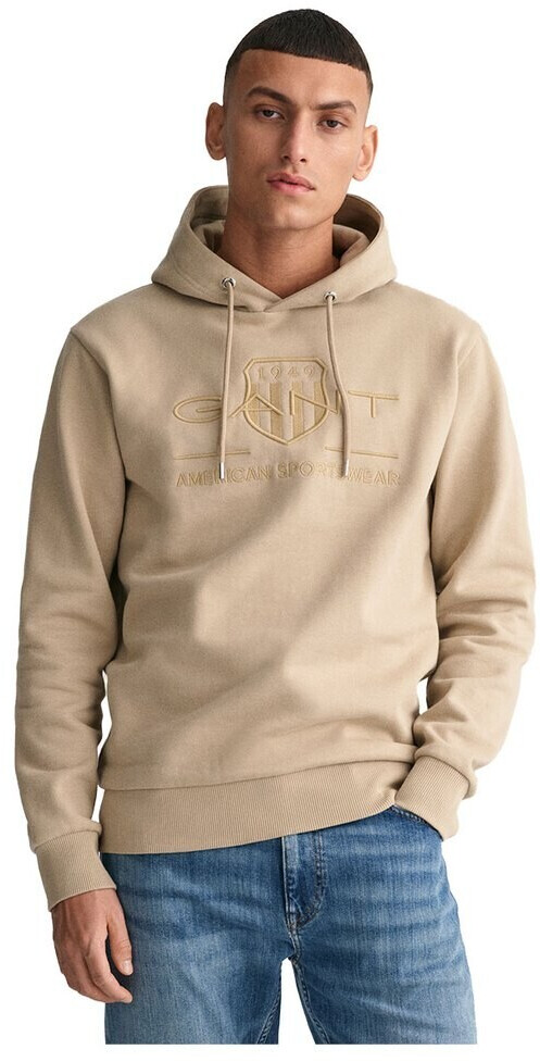 GANT Tonal Archive Shield Hoodie (2037020) beige