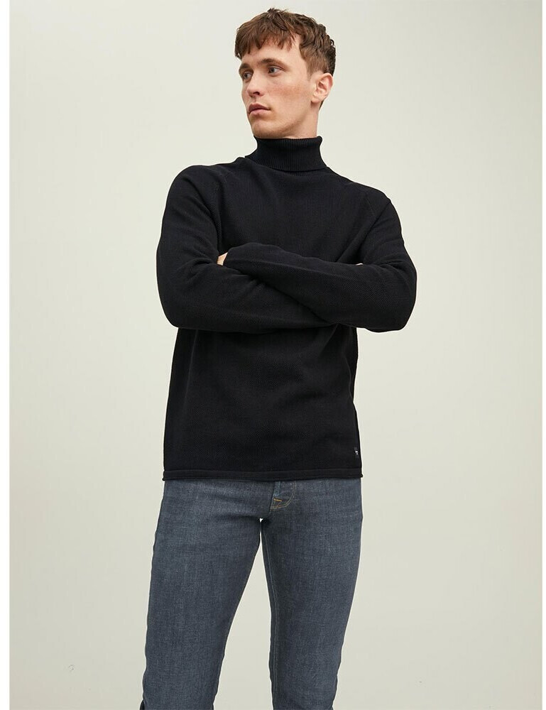 Jack & Jones Hill Roll Neck Sweater (12210931) black