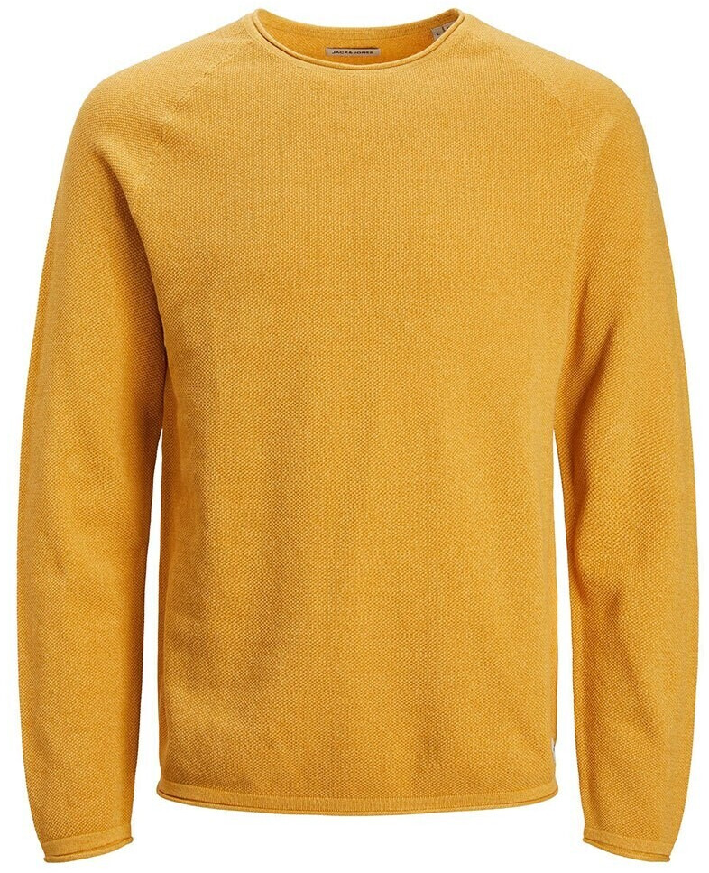 Honey yellow new arrivals crew neck