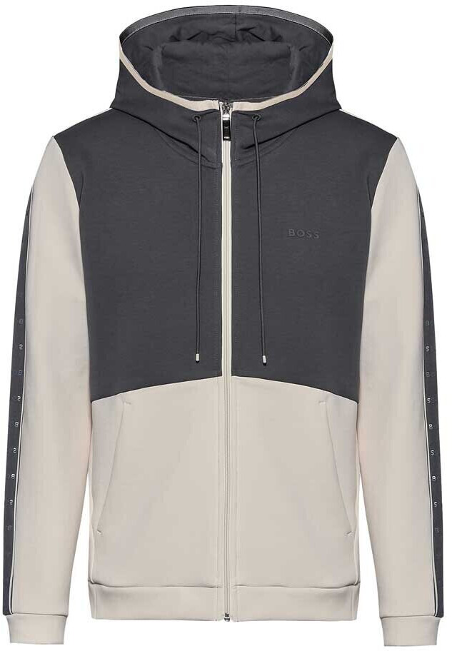 Hugo boss saggy hoodie grey top