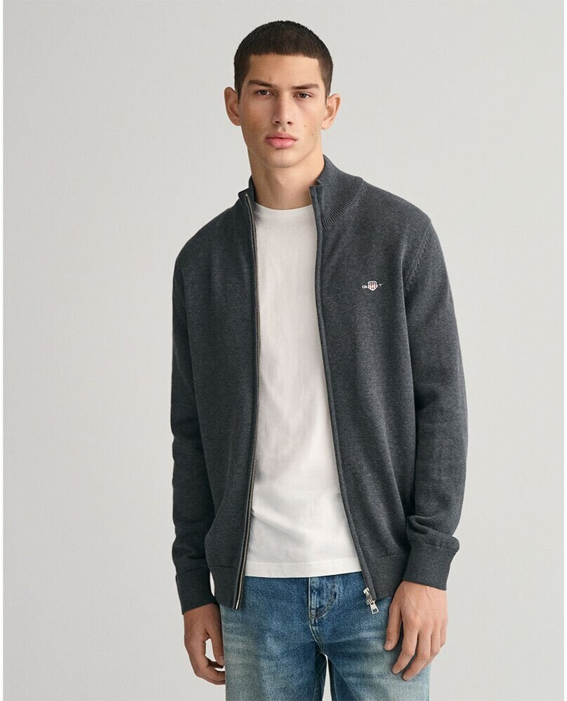 GANT Casual Full Zip Sweater (8030164) grey