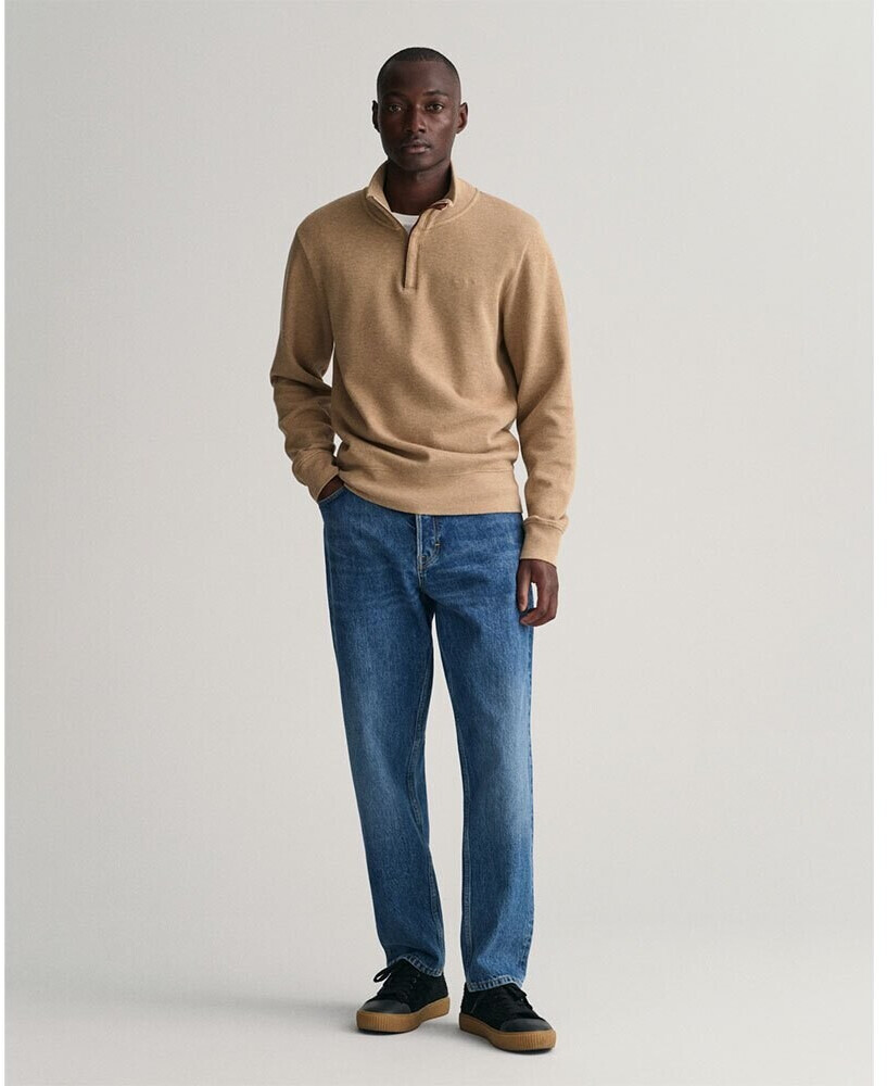 Gant sacker rib discount half zip sweatshirt