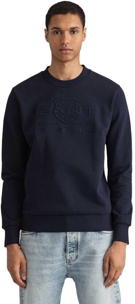 GANT D1 Tonal Archive Shield Sweatshirt (2036017) blue
