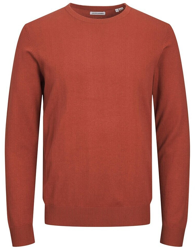 Jack & Jones Jjeemil Crew Neck Sweater (12208364) orange
