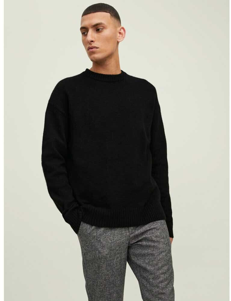 Jack & Jones Ollie crewneck jumper (12215468) black