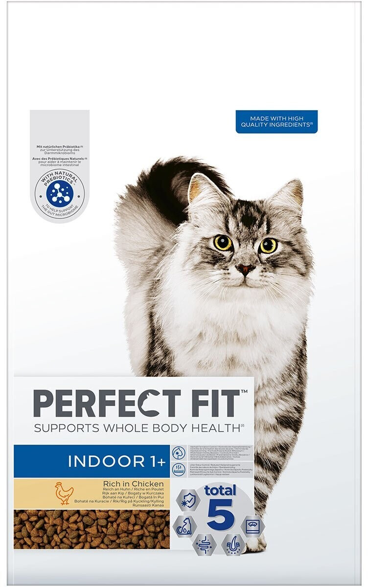 Perfect Fit Indoor 1+ dry cat food chicken 7kg