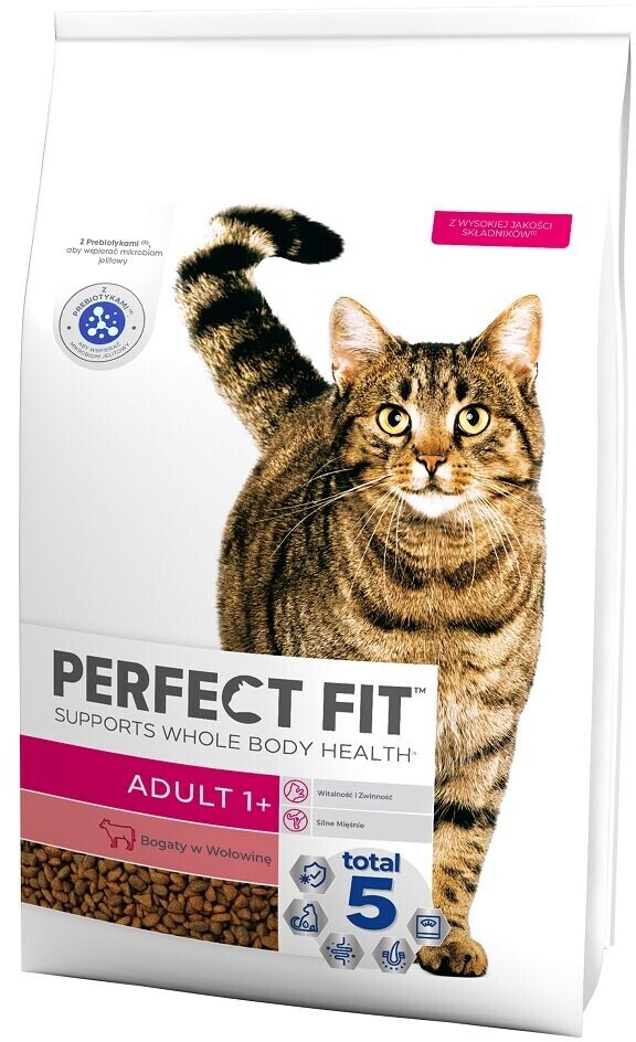 Perfect Fit Active 1+ dry cat food beef 7kg