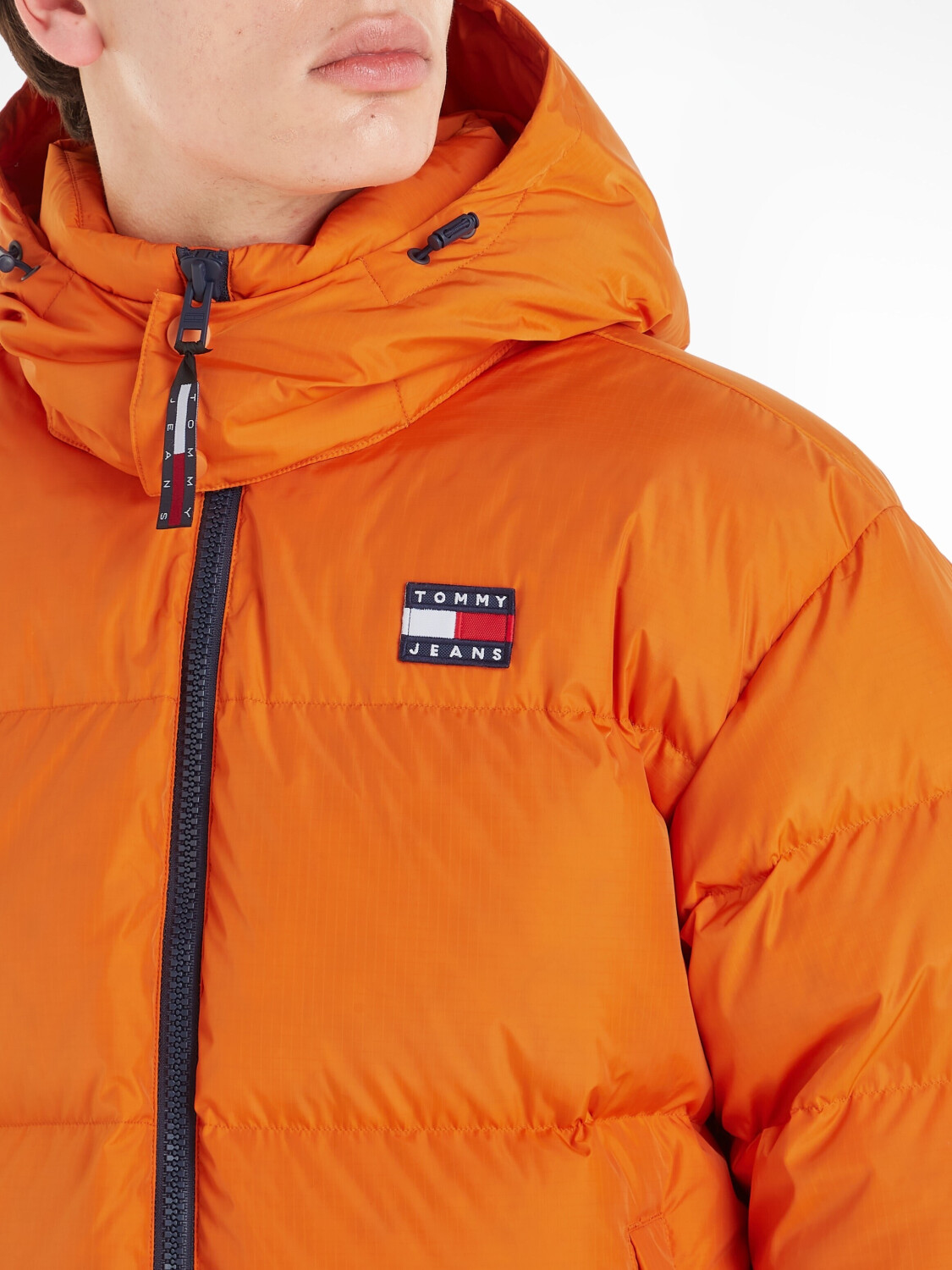 Tommy Hilfiger bonfire € | Hood Jacket Preisvergleich ab Alaska (DM0DM15445) Removable bei Puffer 124,89 orange
