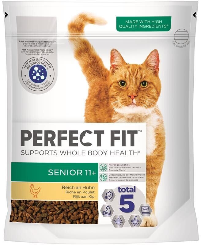 Perfect Fit Senior 11 dry cat food chicken au meilleur prix sur