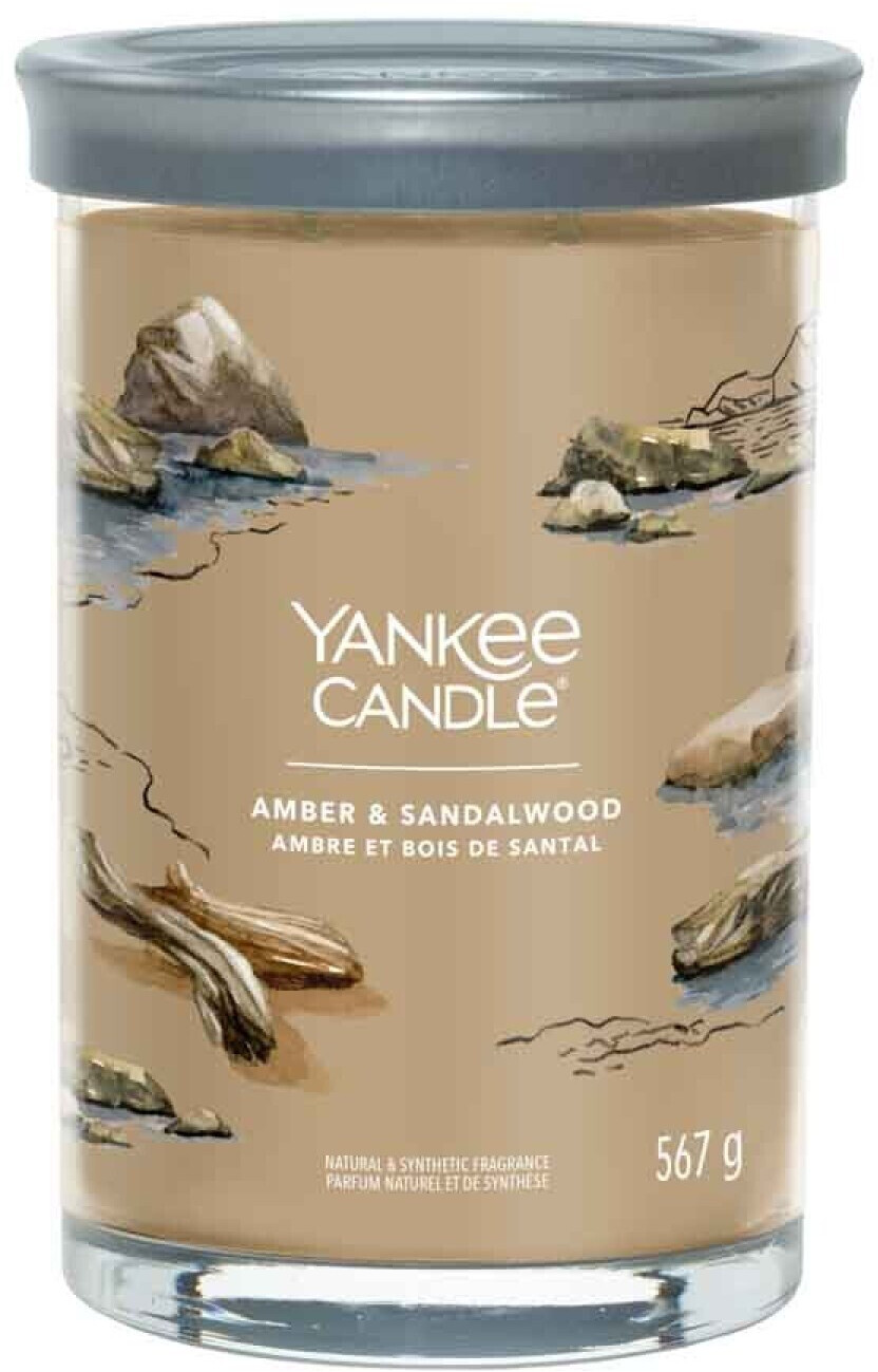 Yankee Candle Amber & Sandalwood Tumbler 567g - L'innovation au service de votre bien-être