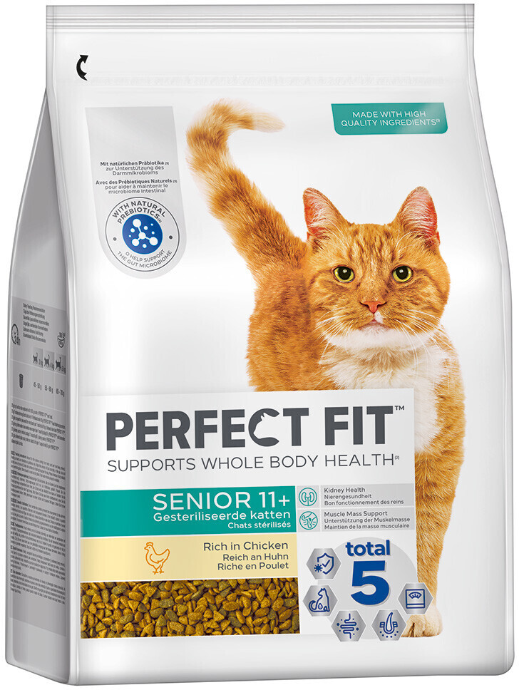 Perfect Fit Senior 11+ dry cat food chicken 2,8kg
