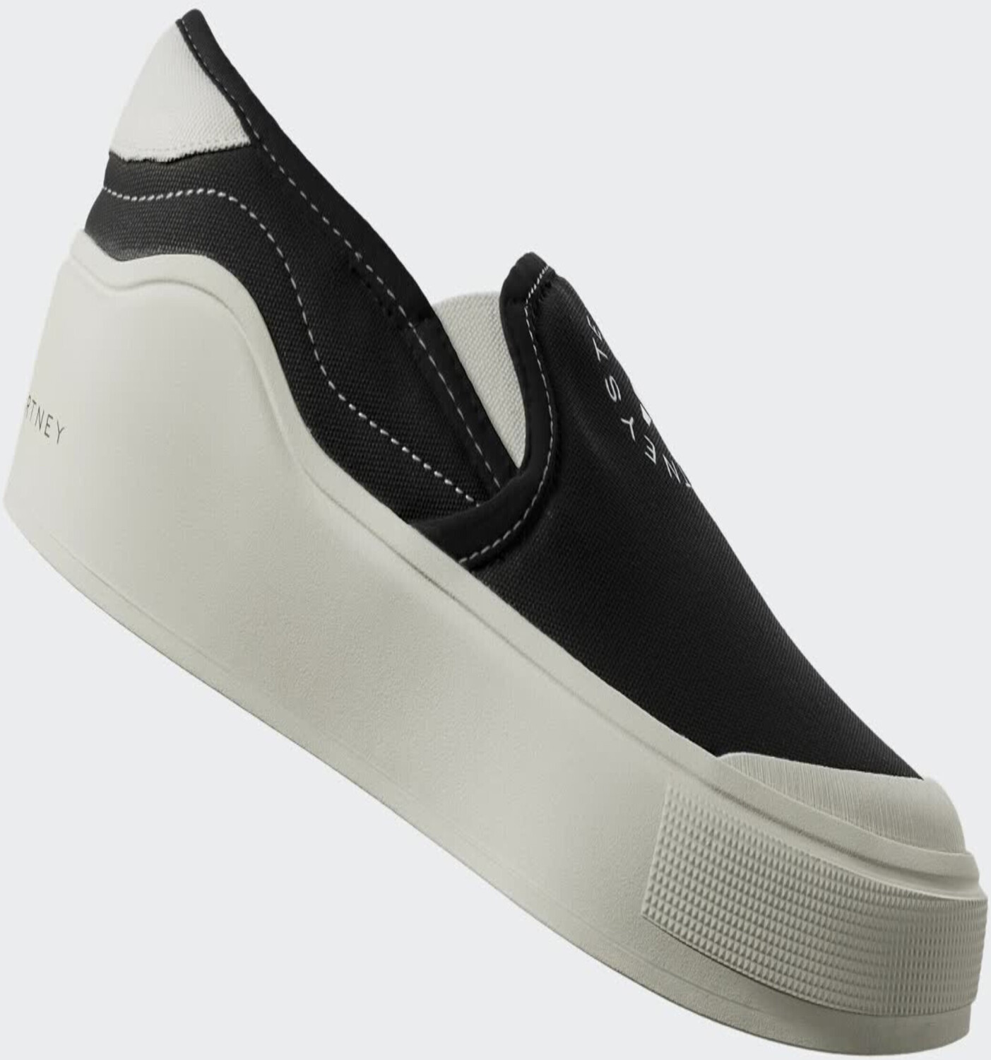 Adidas by Stella McCartney Court Slip-On core black/off white/cloud white (HP2772)