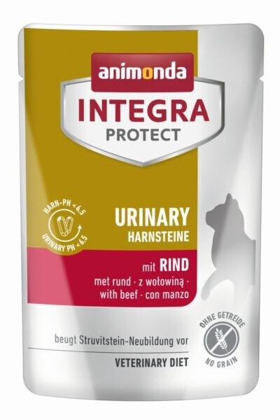 Animonda Integra Protect Adult Urinary Struvitstein Wet Cat Food with beef 85g