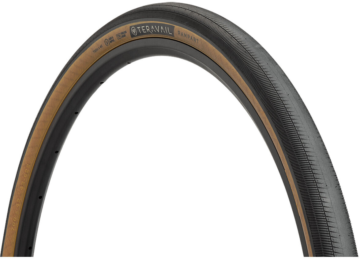 Teravail Rampart Light and Supple 42-622 black / tanwall