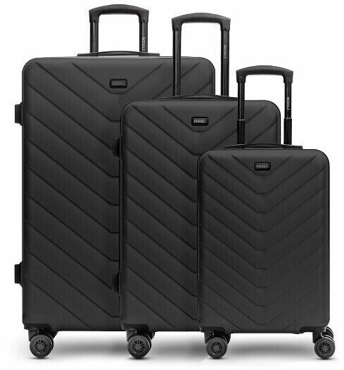 REDOLZ Essentials 07 4-Wheel-Trolley Set 3-pieces black 2 (RD12356-2-01)