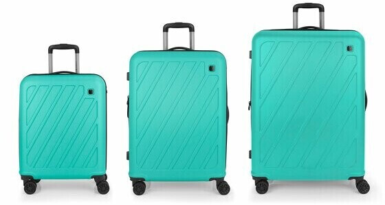 Gabol Limit 4-Wheel-Trolley Set 3-pieces mint (123801-045)