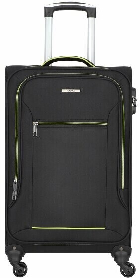 Nowi Sevilla 4-Wheel-Trolley 64 cm black/lime (81765-sz-lime)