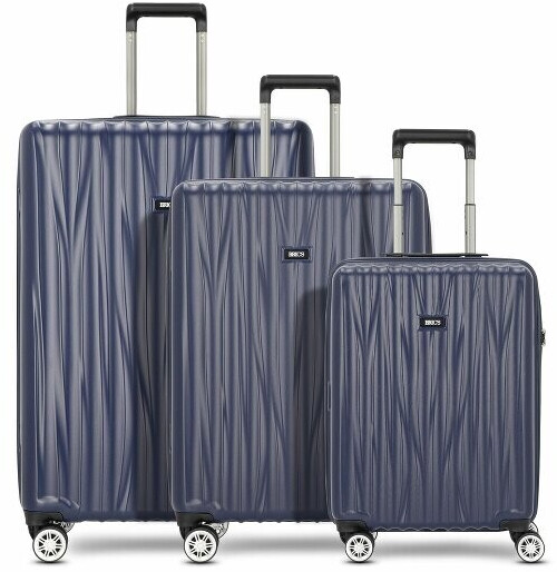 Bric's Milano Cervia 4-Wheel-Trolley Set 3-pieces blue (BC406307-051)