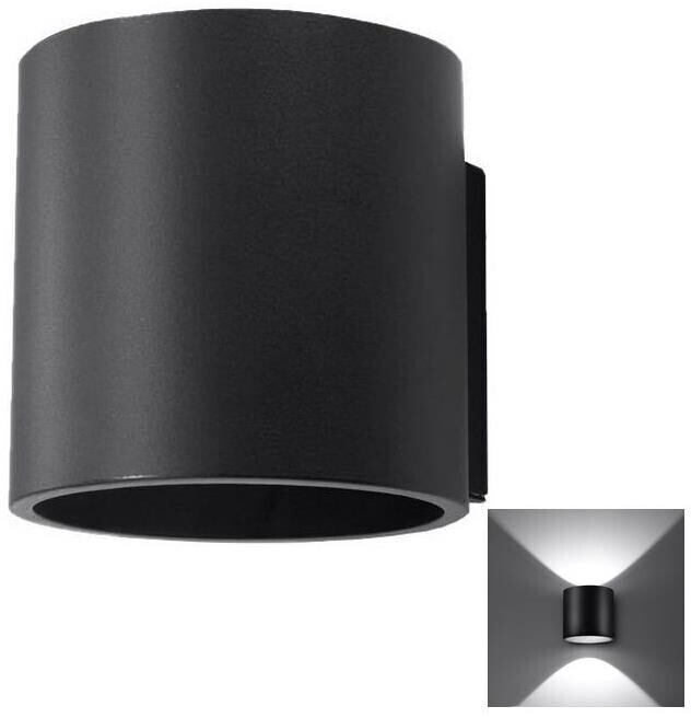 Sollux Wandbeleuchtung ORBIS 1xG9/40W/230V ab 1 € schwarz bei 20,30 Preisvergleich 
