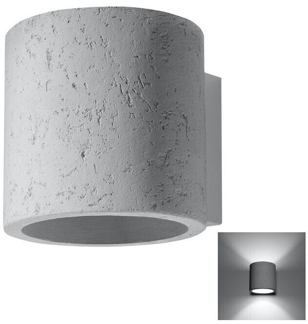 Sollux Wall lighting ORBIS 1xG9/40W/230V concrete