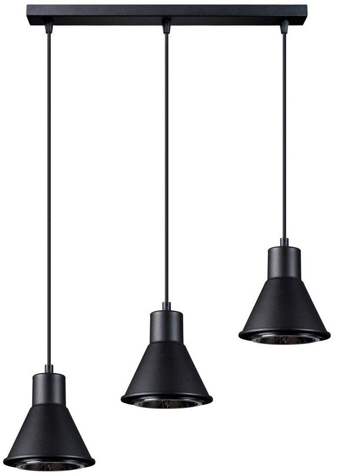 Sollux SL.0990 hanging light TAZILA 3xES111/60W/230V black