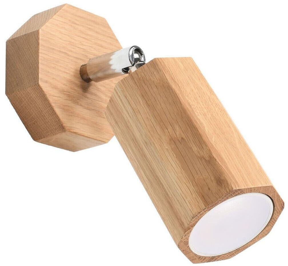 Sollux SL.1028 wall spot ZEKE 1xGU10/40W/230V oak