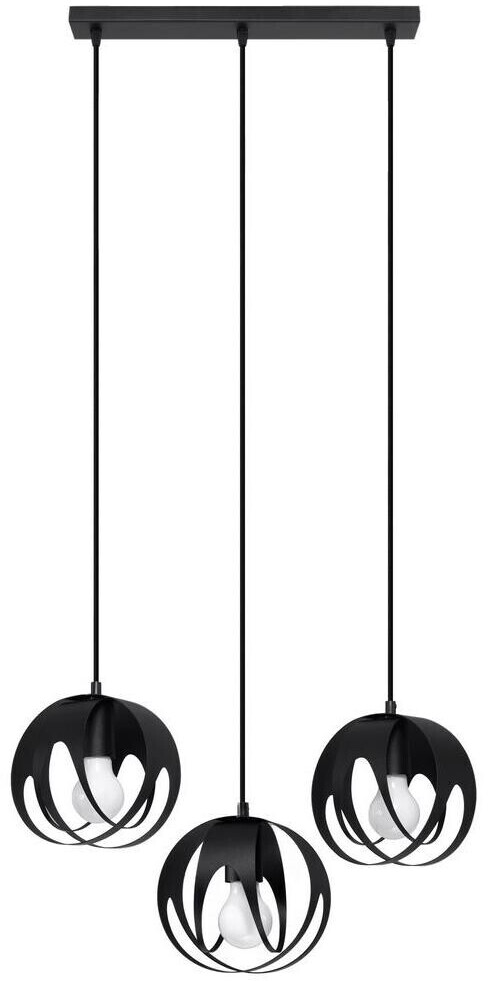 Sollux SL.1089 hanging light TULOS 3xE27/60W/230V black