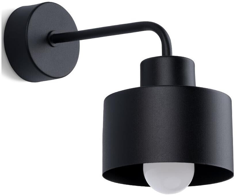 Sollux SL.1129 wall lamp SAVAR 1xE27/60W/230V black