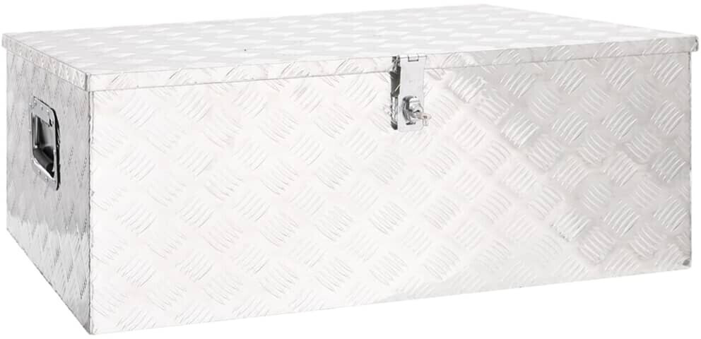 vidaXL Boîte de rangement argenté 152256