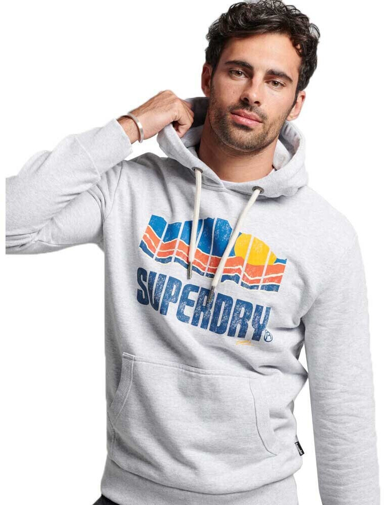 Superdry Sweat à Capuche Core Logo Great Outdoors Gris| Dressinn
