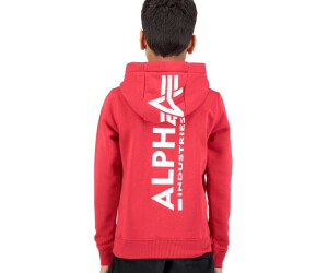 Alpha back print hoodie clearance