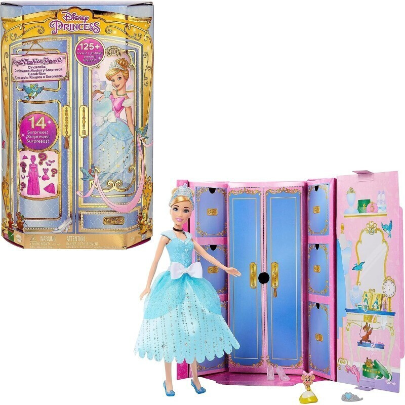 Mattel Disney Prinzessin Puppe Kleid | ab königlichem - bei Zubehör und 36,95 Cinderella Preisvergleich mit €