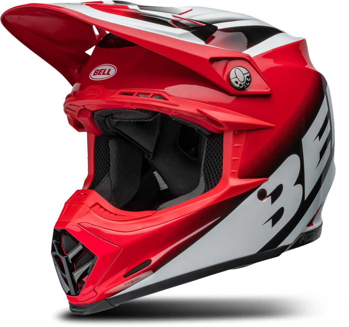 Bell Moto 9S Flex Rail red white ab 454 97 Preisvergleich bei idealo