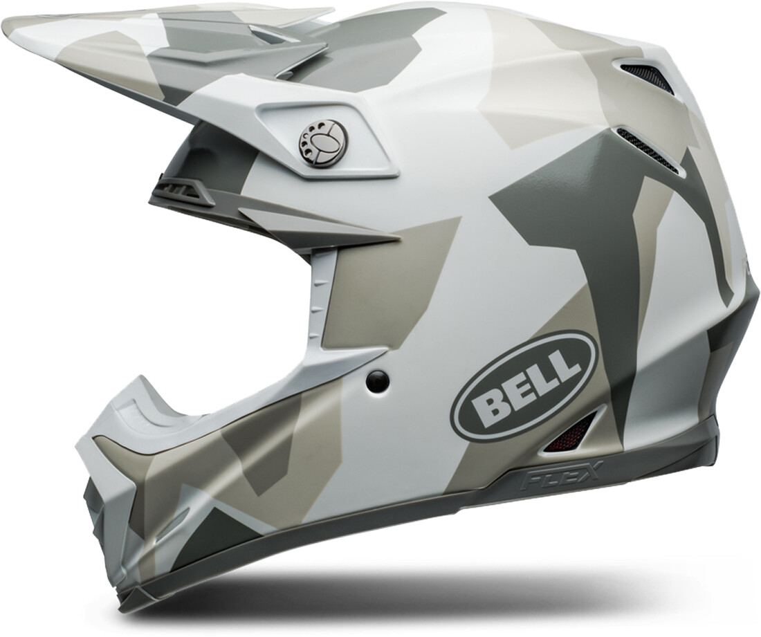 Bell Moto-9S Flex Rover blanc camouflage