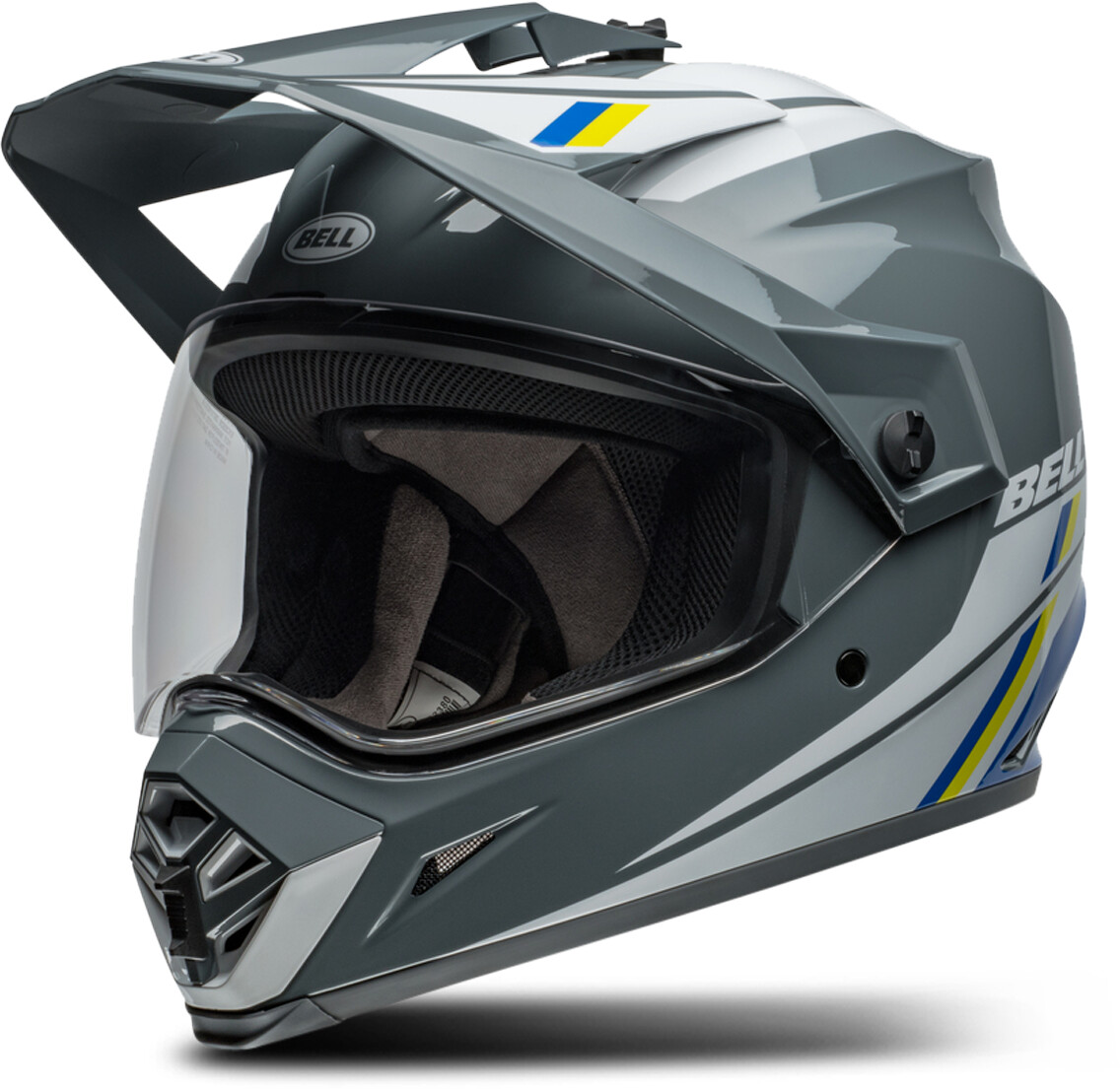Bell MX-9 Adventure Alpine gloss gray/blue