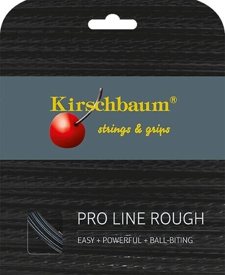 Photos - Tennis / Squash Accessory Kirschbaum Pro line rough black 12m set 1.25 